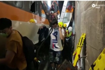 مقتل 48 شخصا على الأقل في تحطم قطار سريع في تايوان